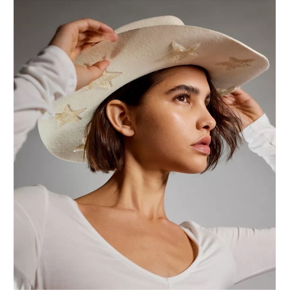 WYETH White Star Cowboy Hat (WYETH for Urban Outfitters)